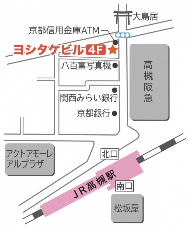 JR高槻駅　西武高槻店