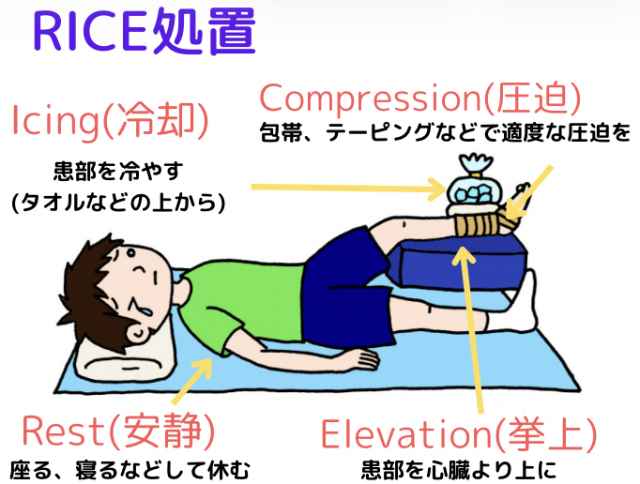 rice処置　アイシング