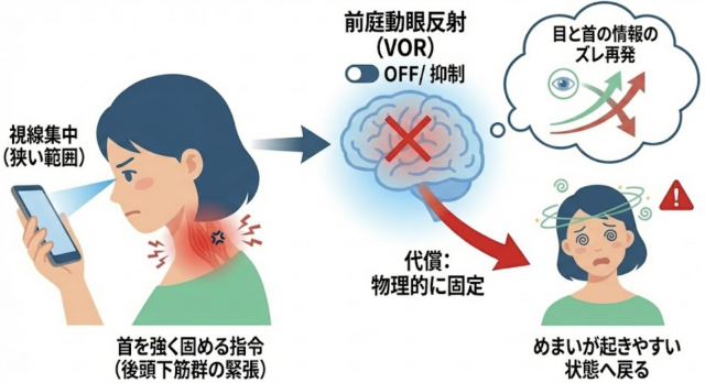 スマホ　めまい